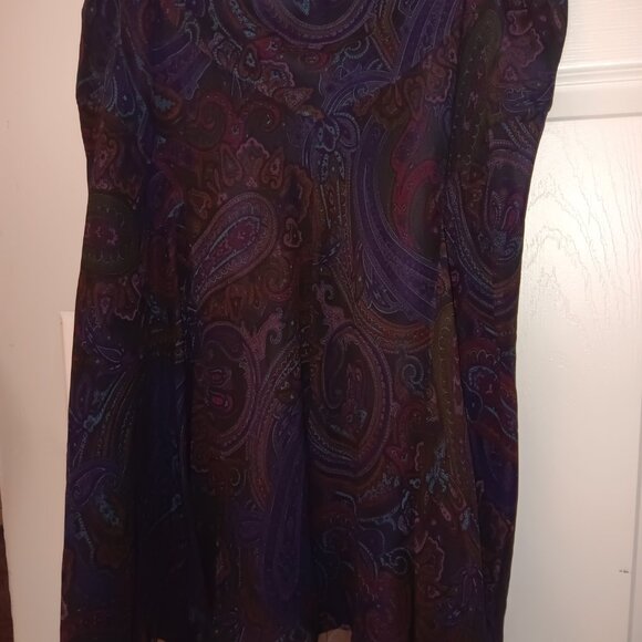Lauren Ralph Lauren paisley skirt, size M - Picture 3 of 3
